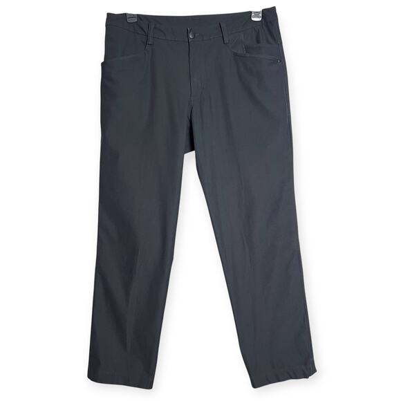 Lululemon Commission Pant Classic WAIST 34 x 30 Black ABC Pocket Chino MENS 36 - Picture 1 of 13